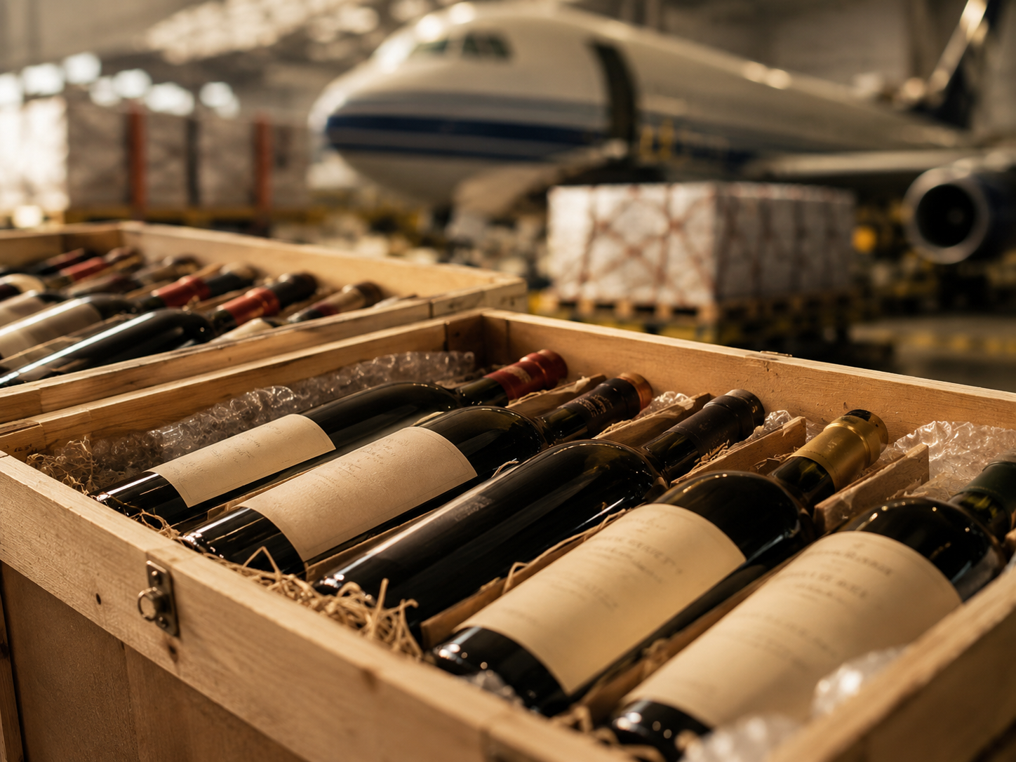 长沙酒水航空运输场景